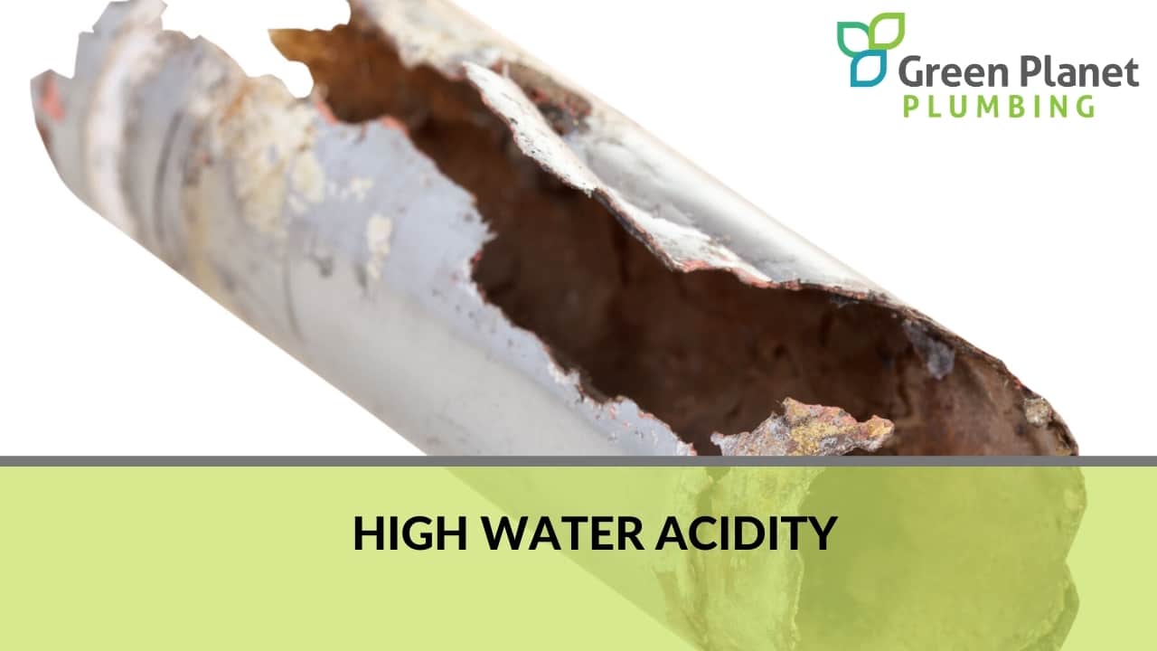 High water acidity